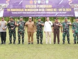 Danrem 012/TU : Program TMMD, Terobosan Percepatan Pembangunan dan Kesejahteraan di Pedesaan