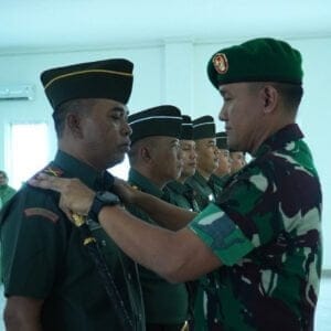 Letkol Czi Damai Pimpin Korps Raport Kenaikan Pangkat Prajurit Kodim 0906/Kkr