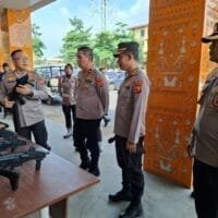 Polda Lampung Gelar pemeriksaan Senpi Laras Panjang, Pastikan Profesionalisme Personel