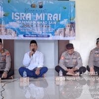 Gelar Peringatan Isra Mi’raj 1446 H / 2025 M, Kapolsek : Ini Momen Meningkatkan Iman