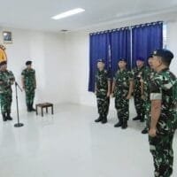 Danlanud Sultan Hasanuddin Tutup Pendidikan Latihan Kerja 1 Teknik Turboprop Engine Maintenance Basic Specialty Course