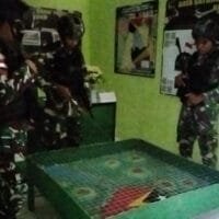Satgas Yonif 741/GN Pos Motaain Berhasil Gagalkan Penyelundupan 255 Dus Minuman di Perbatasan