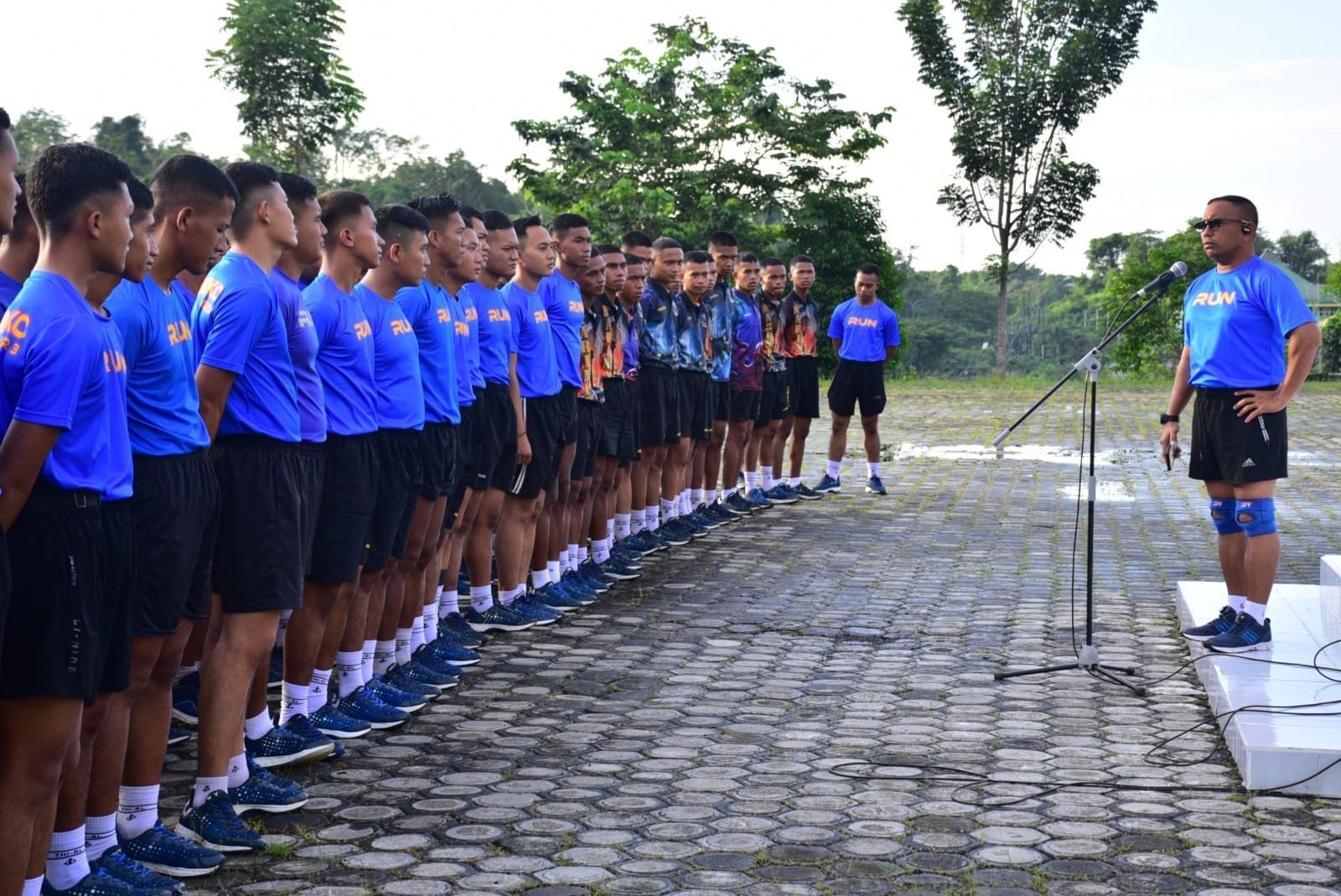Jaga Kebugaran Tubuh, Prajurit Denmako Pasmar 3, Laksanakan Olahraga Rutin