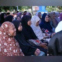 Lanud Sultan Hasanuddin Berikan Bantuan Ratusan Paket Sembako Kepada Masyarakat Takalar