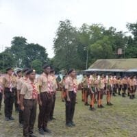 201 Siswa SMP Dan SMA Frater Ikuti Kemah Perjusami Di Lanud Sultan Hasanuddin