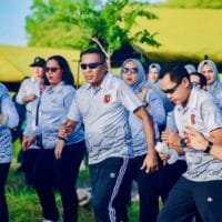Bangun Kebersamaan dan Sinergitas Kodam XV Pattimura Gelar Olahraga Bersama