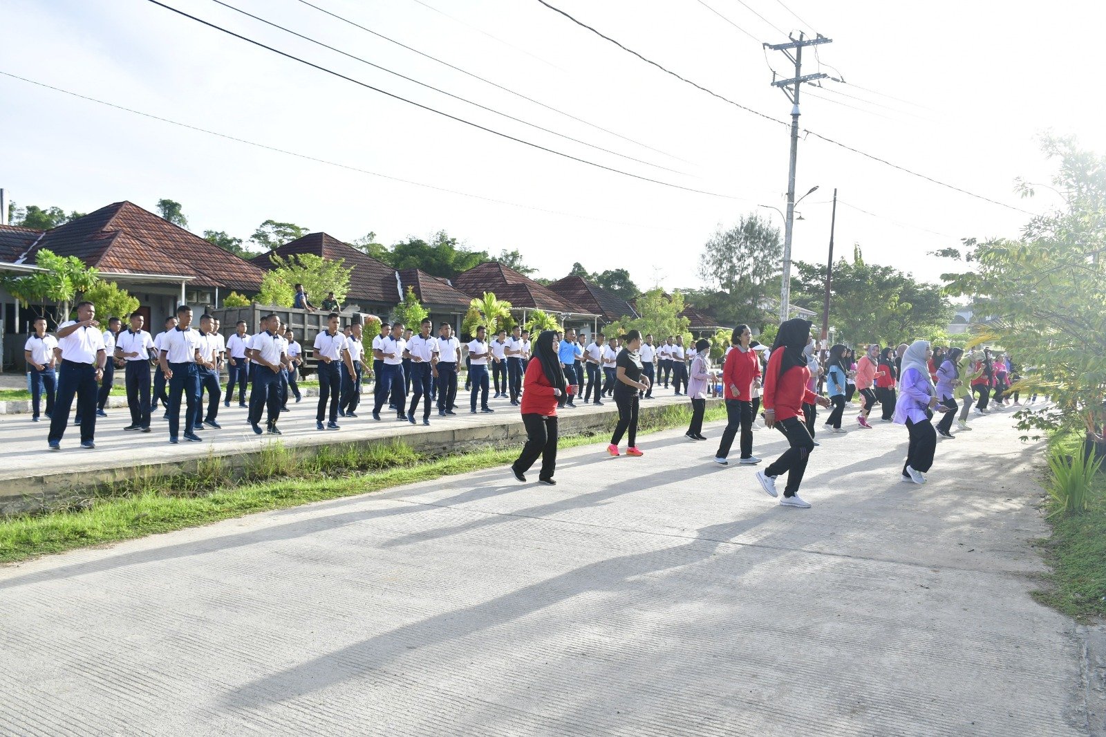 Jelang Puasa, Prajurit Denmako Pasmar 3, Laksanakan Jumat Ceria