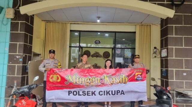 Polsek Cikupa, Amankan Ibadah Kebaktian Rutin di Wilayah Hukumnya
