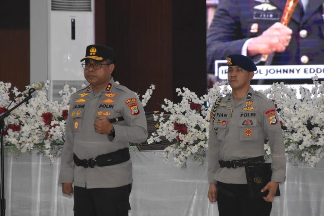 Kapolda Papua Barat, Pimpin Sertijab Kapolres Jajaran dan Pelantikan Kapolres Pegunungan Arfak