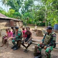 Anjangsana TNI di Sota Menjalin Kebersamaan dan Membangun Ketahanan Pangan