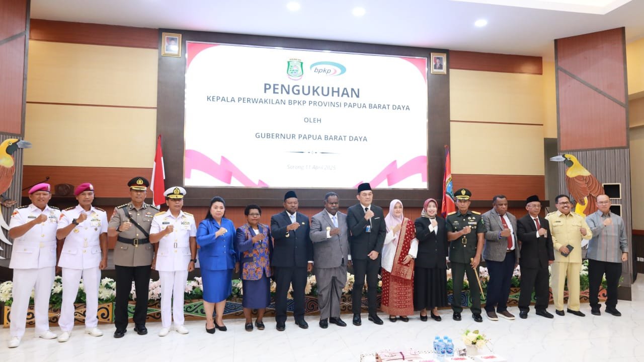 Pengukuhan Kepala Perwakilan BPKP Provinsi Papua Barat Daya