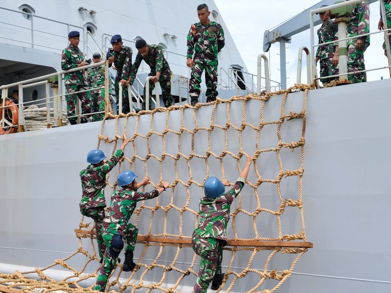 Satfib Koarmada III Gelar Latihan Embarkasi dan Debarkasi, Tingkatkan Kesiapan Operasi