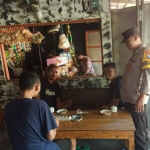 Jelang Malam Minggu, Kanit Binmas Sampaikan Himbauan Kamtibmas