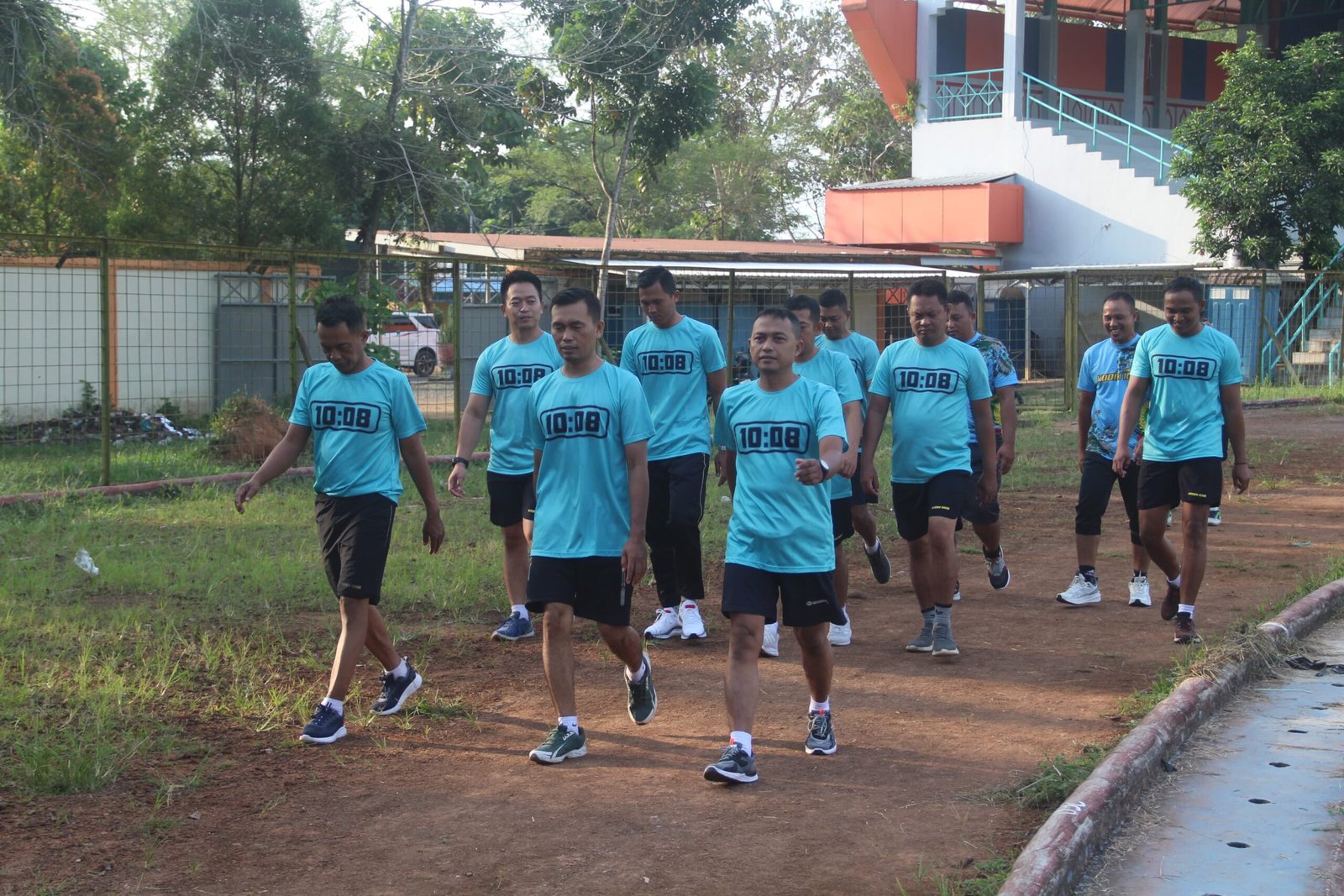 Kodim 1008/Tabalong Gelar Aerobik dan Lari Bersama, Tingkatkan Kebugaran Fisik dan Mental