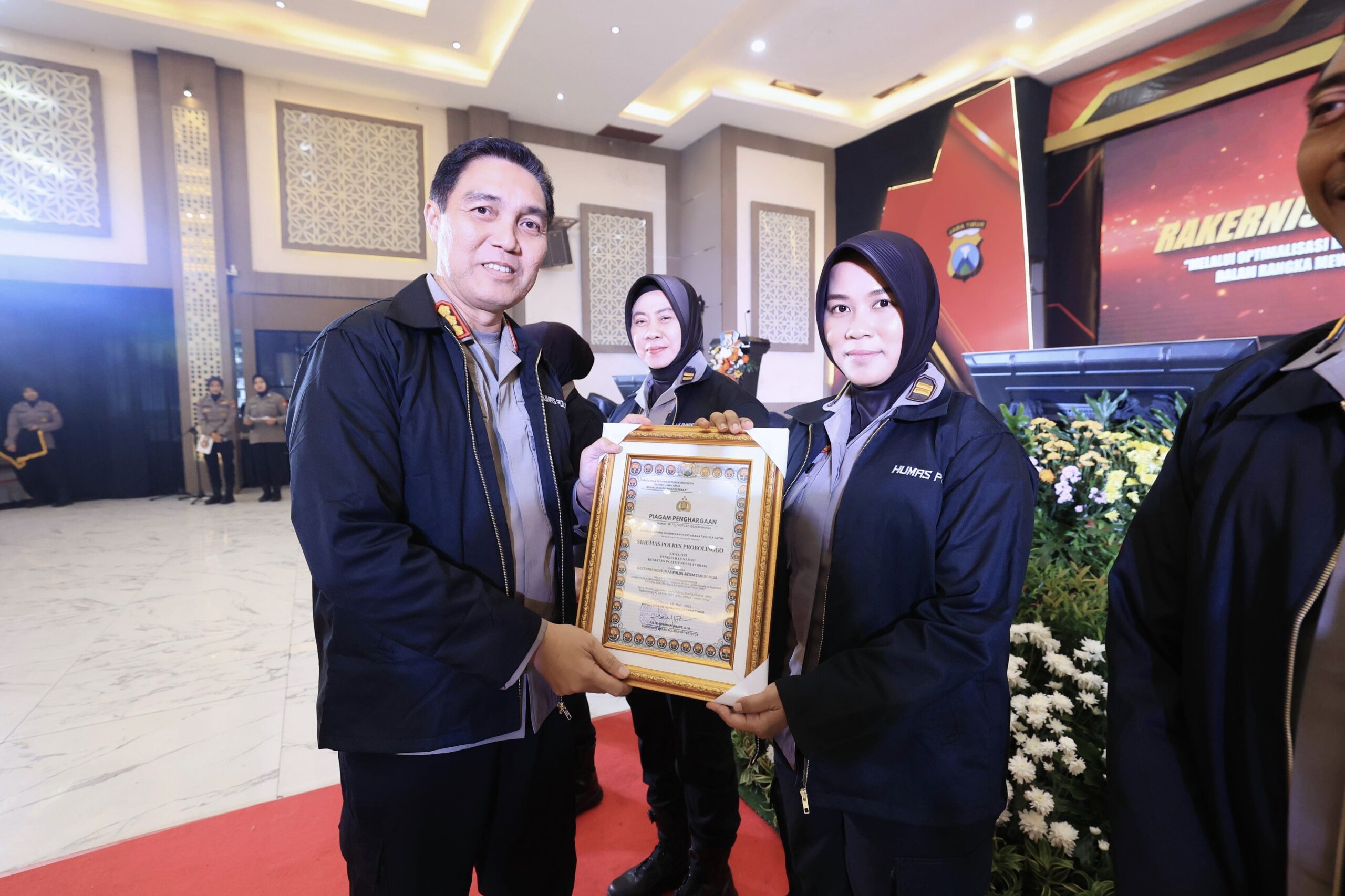 Polres Probolinggo Raih Penghargaan Humas Terbaik se-Jawa Timur