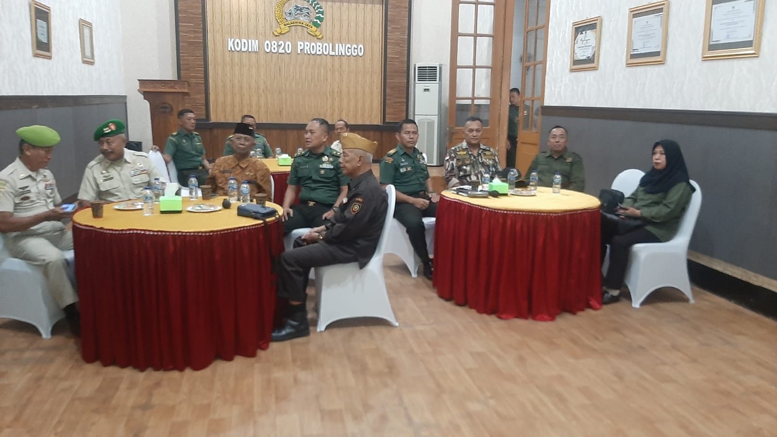 Mayor Kav Edy Surnoto Ikut Virtual Komunikasi Sosial Keluarga Besar TNI 2025