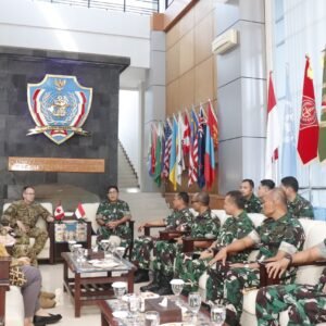 Penguatan Kerjasama Peacekeeping : PMPP TNI Terima Kunjungan Deputy Commander UN Command Korea Selatan dan Atase Pertahanan Kanada
