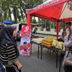 Polres Probolinggo Gelar Bakti Kesehatan dan Pasar Murah CFD