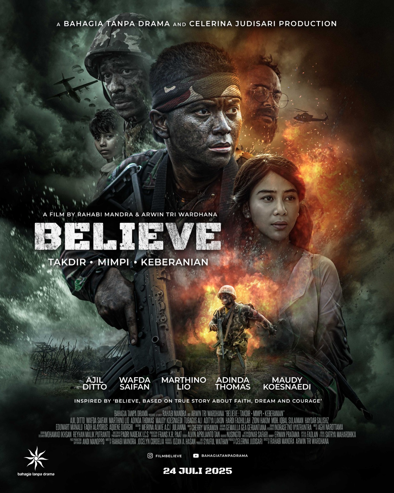 Trailer Kedua “Believe” Rilis: Luka Seorang Anak Prajurit Menjadi Nyala Mimpi