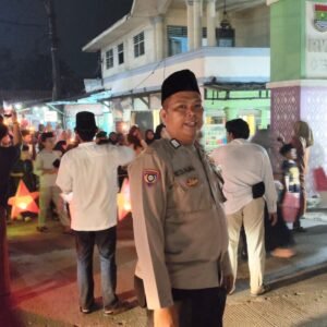 Polsek Cikupa Amankan Kegiatan Pawai Obor dan Dzikir Bersama Sambut 1 Muharam 1447 H