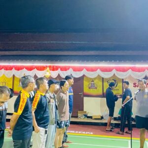 Polsek Cikupa Meriahkan Hari Bhayangkara ke-79 dengan Turnamen Bulu Tangkis