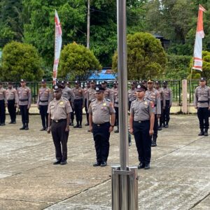 Kapolres Maybrat Pimpin Upacara Kenaikan Pangkat, Momentum Penghargaan bagi Pengabdian