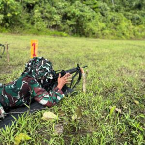 Sasdik 3 TNI AL Sorong Gelar Uji Ketangkasan Menembak Laras Panjang