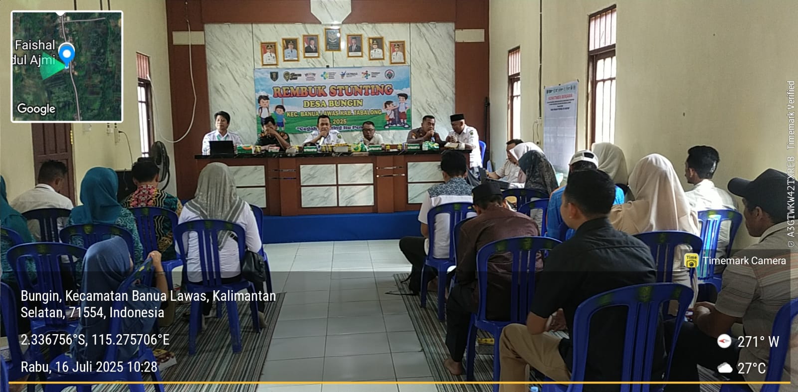 Danramil 1008-06/Banua Lawas Hadiri Rapat RKP dan Rembuk Stunting Desa Bungin Tahun 2025
