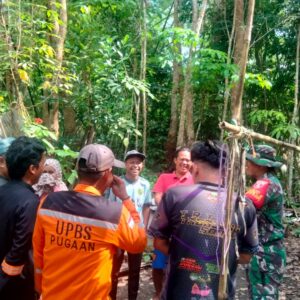 Pencegahan Karhutla di Pugaan, Babinsa Gandeng BPBD Edukasi Warga