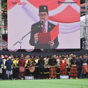 Dandim 1710/Mimika Laksanakan Upacara Peringatan HUT Ke-80 Republik Indonesia di Tembagapura