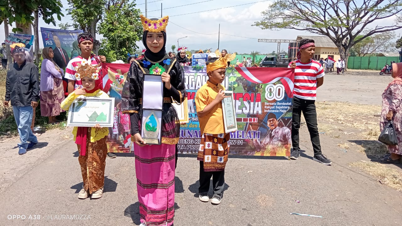 Festival Karnaval di RW 1 Bing Laok Kota Probolinggo Digelar Meriah