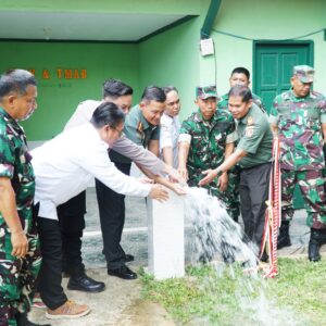 Dandim 0906/Kkr Hadiri Peresmian 50 Titik Sumur Bor Program TMAB di Wilayah Kodam VI/Mulawarman