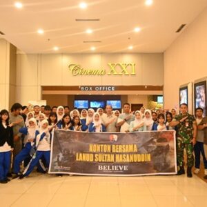 Lanud Sultan Hasanuddin Ajak Anak Sekolah Angkasa, Nonton “Believe”, Tanamkan Nilai-Nilai Positif