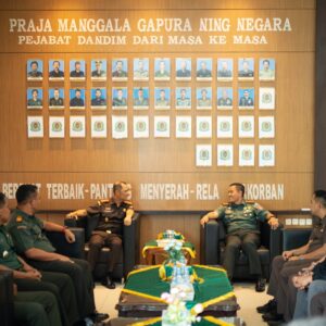 Jalin Sinergitas, Dandim 0906/Kkr Terima Audiensi Kepala Kejaksaan Negeri Kukar