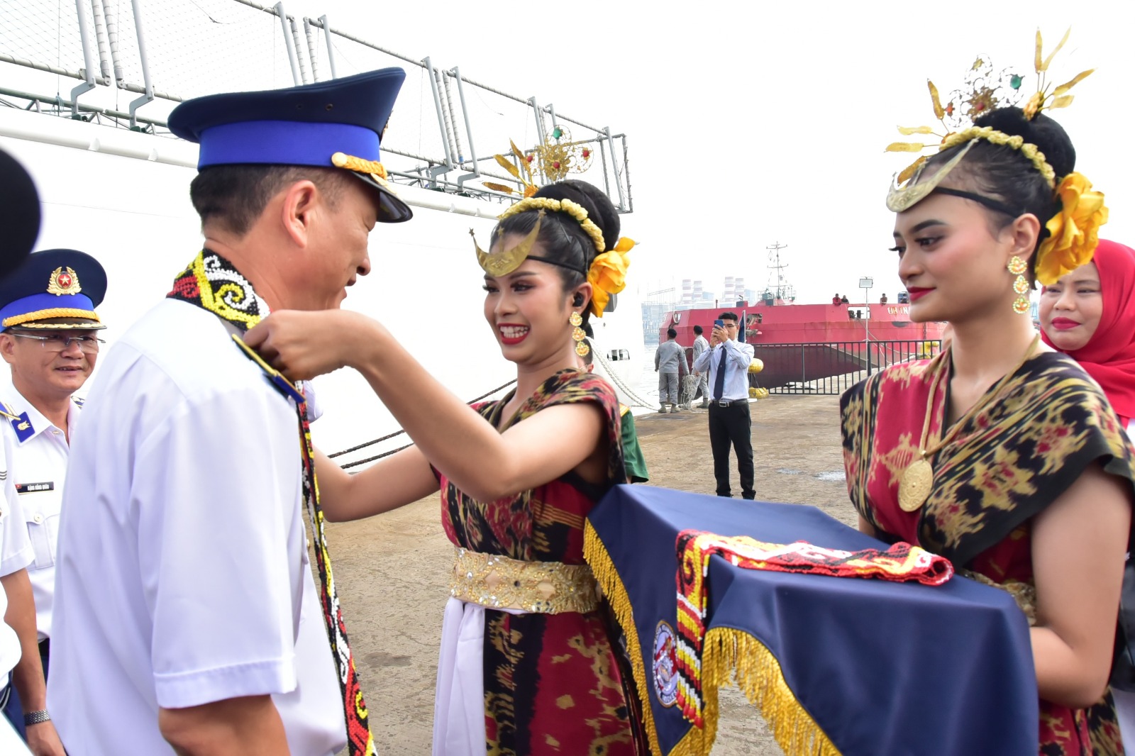 Bakamla RI Sambut Kedatangan Vietnam Coast Guard di Jakarta