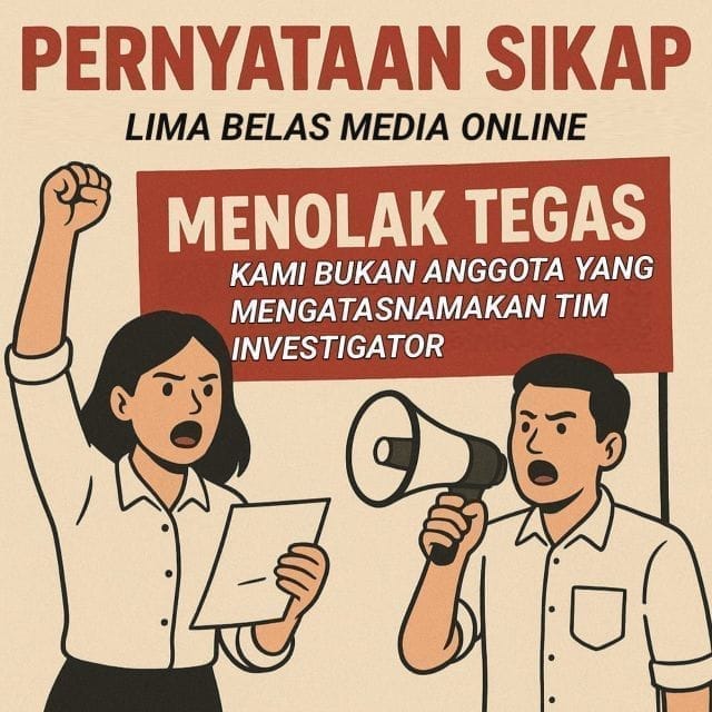 Andri: Media Kami Tidak Ada Kaitan dengan Kelompok INVESTIGATOR, Semua Berdiri Mandiri!