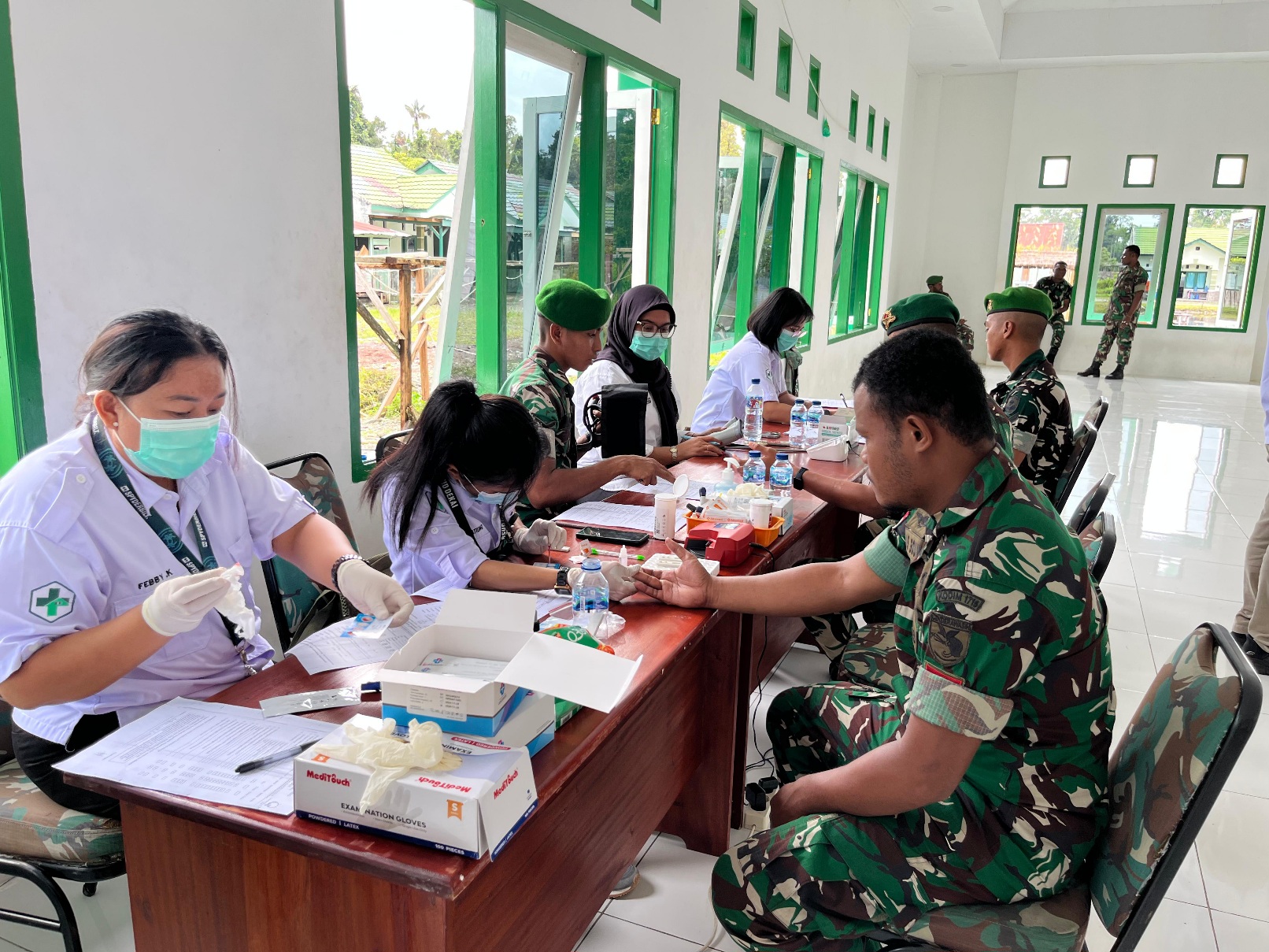 Sambut HUT TNI Ke-80, Kodim 1715/Yahukimo Gelar Donor Darah