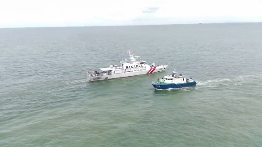 Bakamla RI Gelar RV Bersama APMM di Selat Malaka