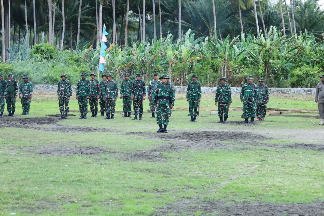 Sambut TMMD ke-126, Kodim 1505/Tidore Gelar Pembersihan dan Gladi UpacaraPembukaan