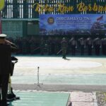Kodim Bojonegoro Gelar Upacara Peringatan HUT Ke- 80 TNI