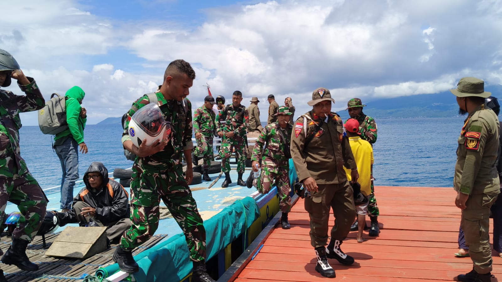 Satgas TMMD Kodim 1505/Tidore Bertolak ke Oba Selatan, Awali Misi Pembangunan Desa