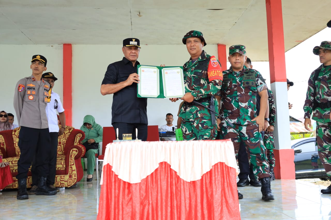 TMMD ke-126 Kodim 1505/Tidore Resmi Dibuka, TNI Siap Wujudkan Pemerataan Pembangunan di Oba Selatan