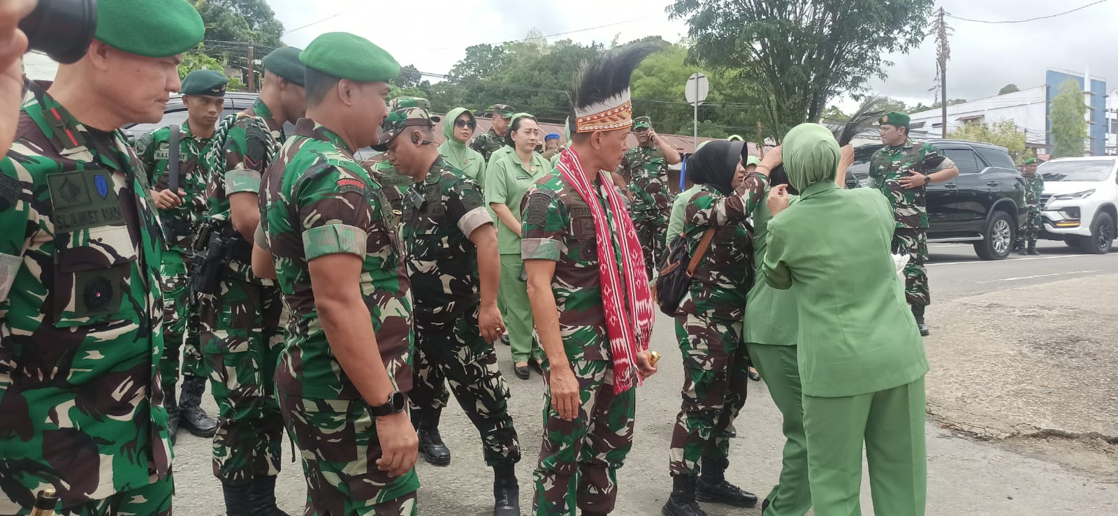 Kunjungan Kerja Pangdam XVIII/Kasuari dan Ramah Tamah Bersama Forkopimda di Kodim 1802/Sorong