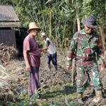 Danramil 1002-06/Barabai Apresiasi Kegiatan Gotong Royong Babinsa dan Warga Banua Budi