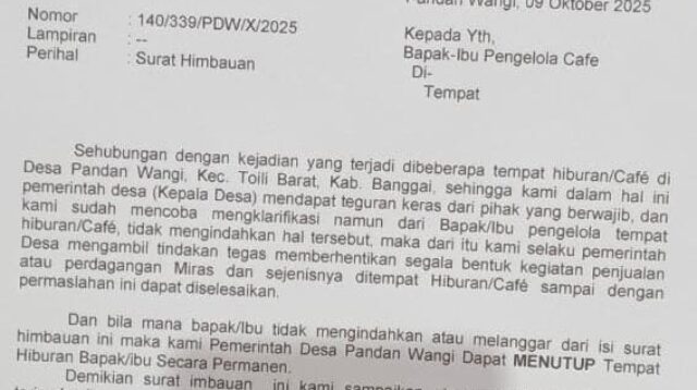 Misteri Surat Larangan Miras dari Pemdes Pandan Wangi: Mengapa Baru Sekarang Bertindak?