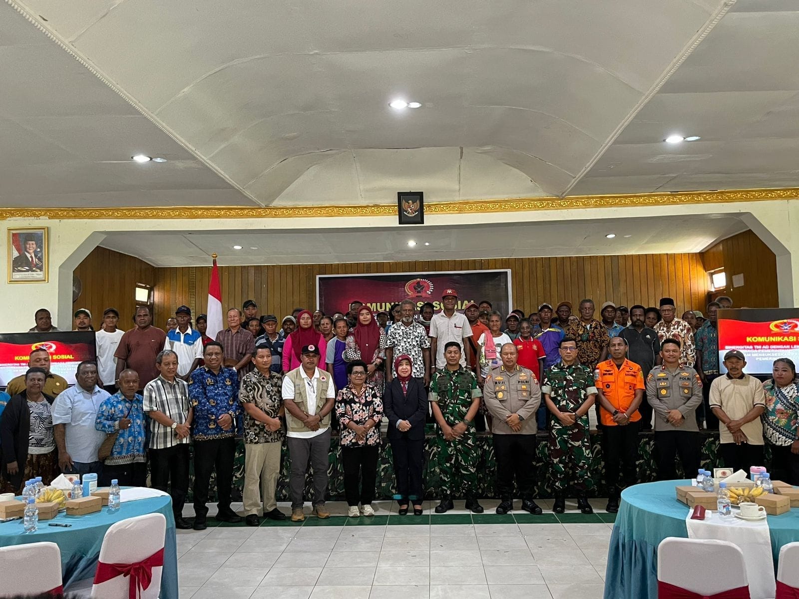 Korem 181/PVT Perkuat Sinergi Nasional Lewat Komsos Dukung Asta Cita di Papua Barat Daya