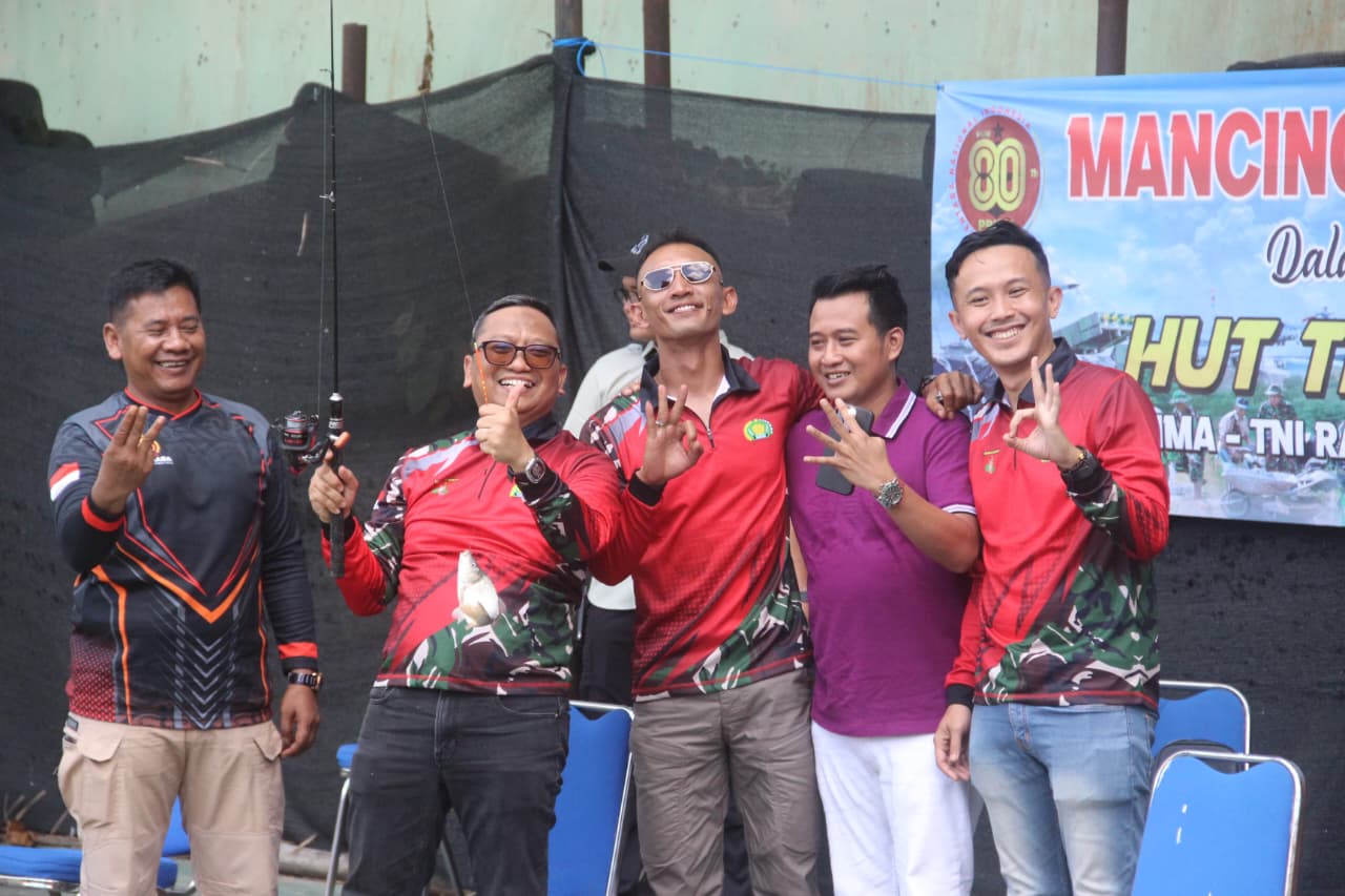 Kodim 1008/Tabalong Gelar Mancing Executive Meriahkan HUT TNI ke-80