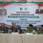 Pangdam Kasuari Sambangi MUI Papua Barat “Wujudkan Kolaborasi Lintas Iman Demi Papua Barat yang Maju dan Damai”