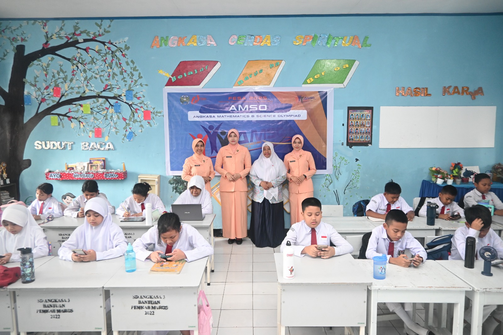 Siswa Sekolah Angkasa Lanud Sultan Hasanuddin Antusias Ikuti Seleksi AMSO 2025 Ajang Bergengsi untuk Mengasah Kemampuan dan Prestasi di Bidang Sains