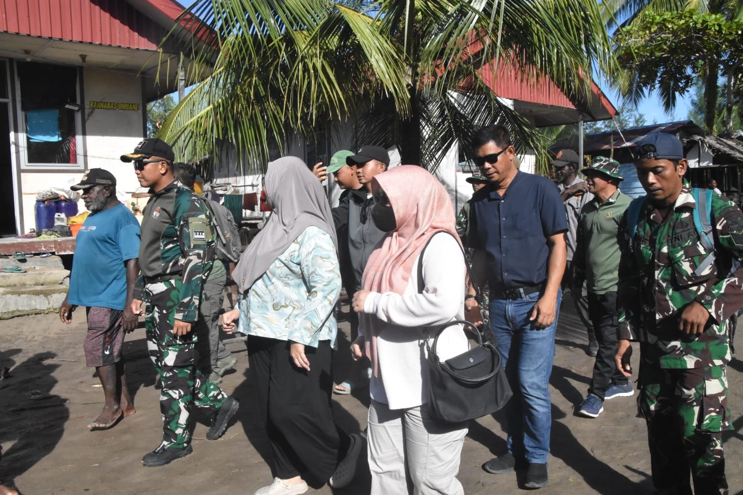 Dandim 1710/Mimika Tinjau Kondisi Wilayah dan Gelar Komsos di Kampung Kekwa